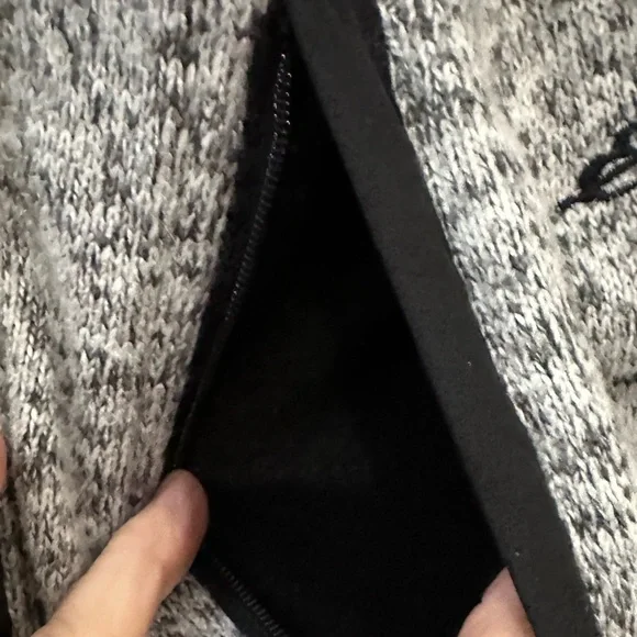 Eddie Bauer 1/4 Zip Pullover Sweater Light Gray for Men, Size Large. - Picture 3 of 12